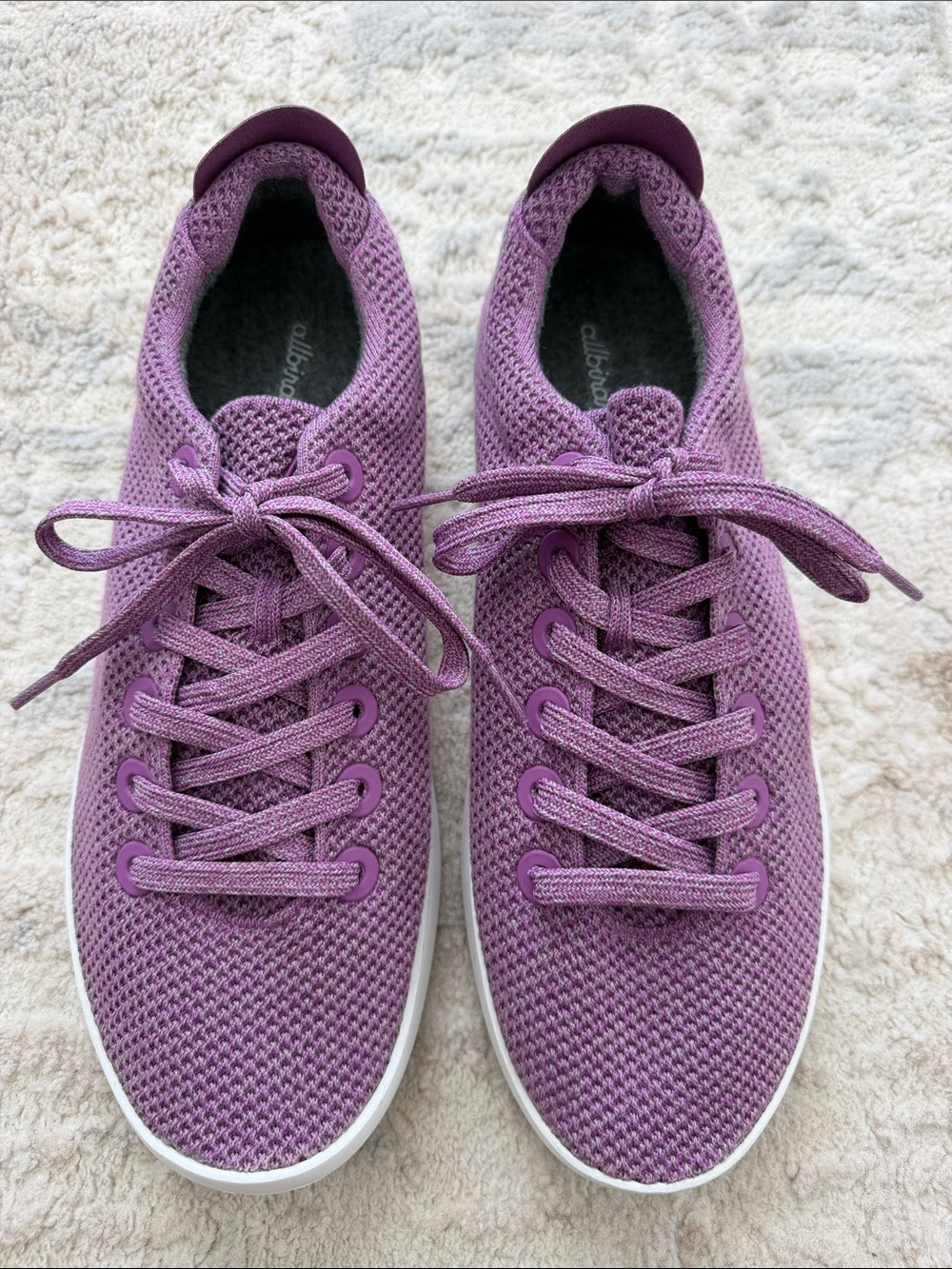 Allbirds Men’s Purple Knit Tree Runners - Lavender Sneakers